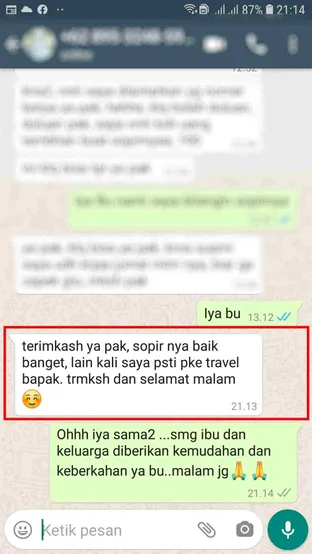 Kirim paket travel Lampung semalam sampai